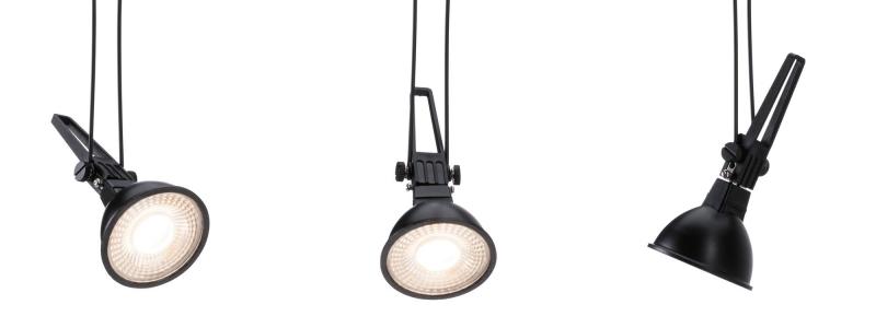 Paulmann Einzelleuchte für Seilsystem Comet Schwarz matt GU5,3 12V Metall 94489