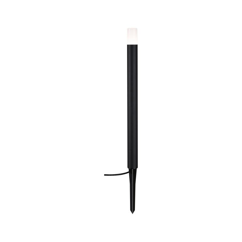 Paulmann 94537 60cm Wegeleuchte mit Erdspieß Plug&Shine Poller Flarea IP65 3W 3000K schwarz