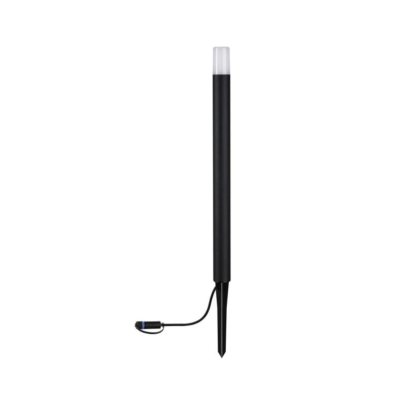 Paulmann 94537 60cm Wegeleuchte mit Erdspieß Plug&Shine Poller Flarea IP65 3W 3000K schwarz