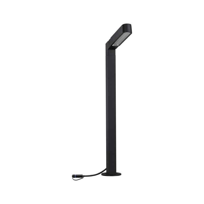 Paulmann 94547 Plug & Shine LED Pollerleuchte Ito Einzelleuchte Vertikale Ausrichtung staubdicht Strahlwasser geschützt warmweiß 6W Anthrazit