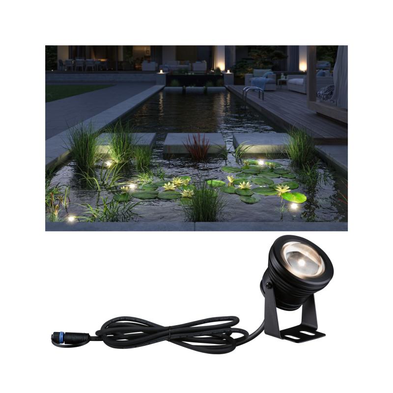 Paulmann 94559 Plug&Shine Teichleuchte Spot IP68 warmweiß