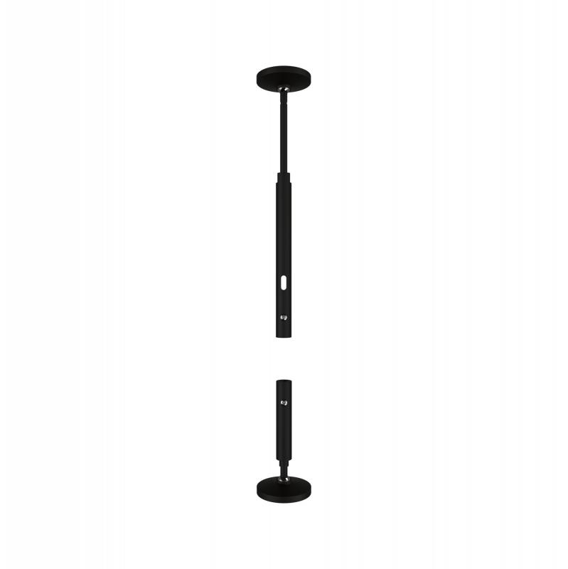 Paulmann 94602 CorDuo Seilsystem Montageset Wandanschluss Schwarz matt