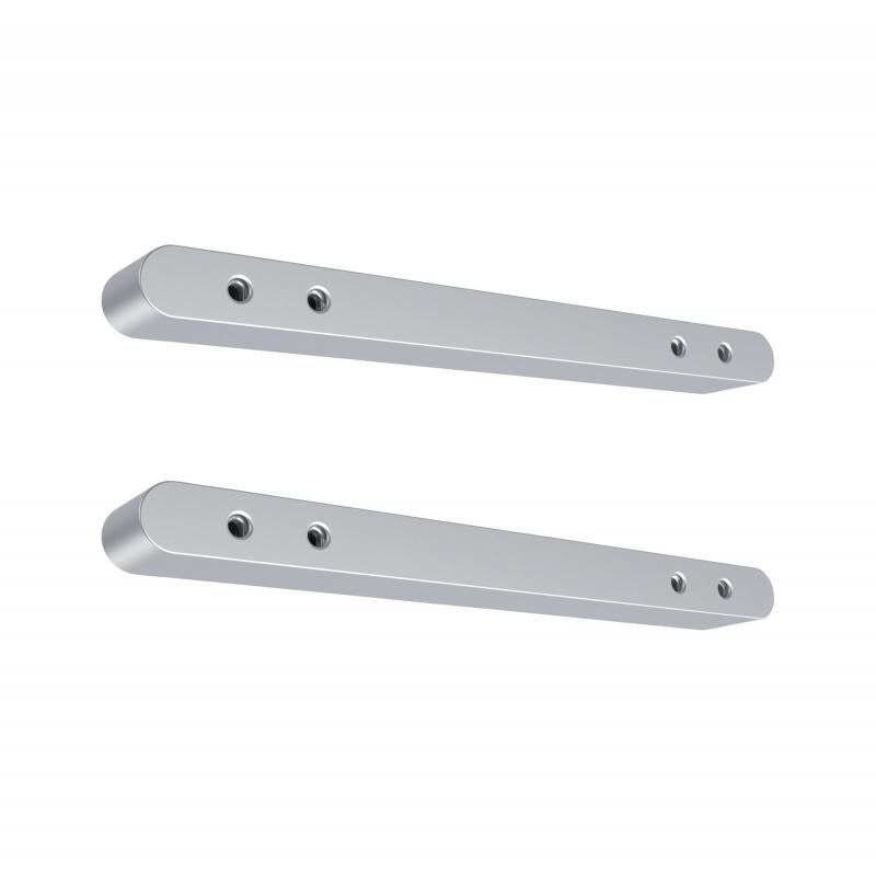 Paulmann 94603 3er-Set CorDuo Seilsystem Montageset Halterung Chrom matt