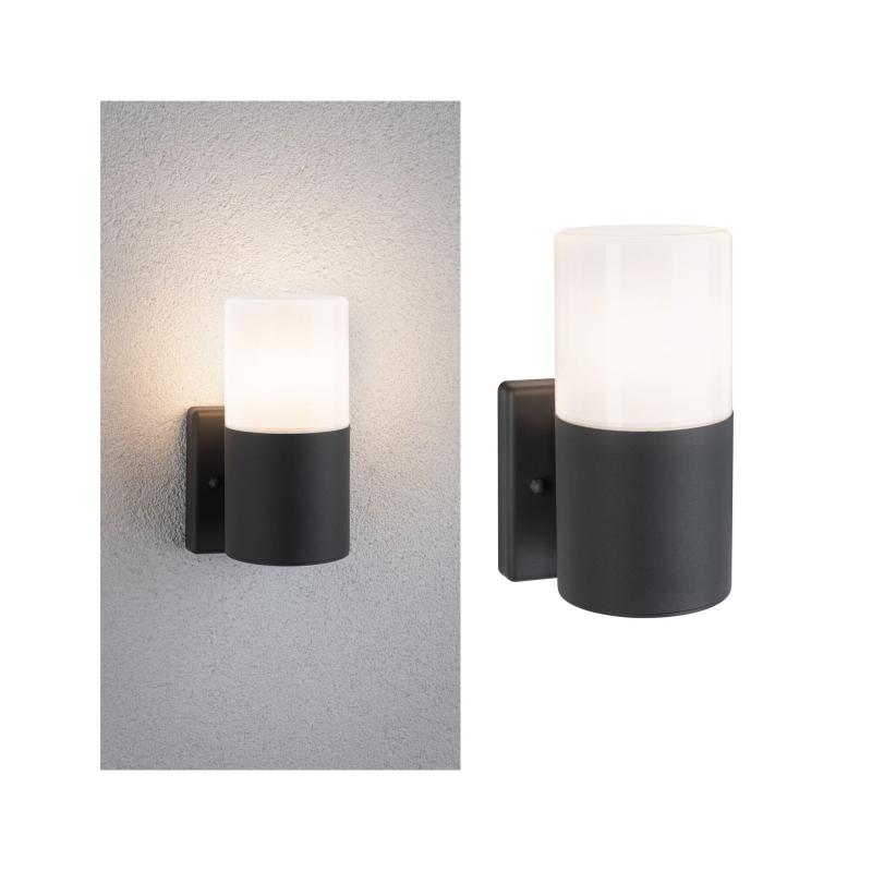 Paulmann 94649 Wandleuchte Tubs IP44 grau