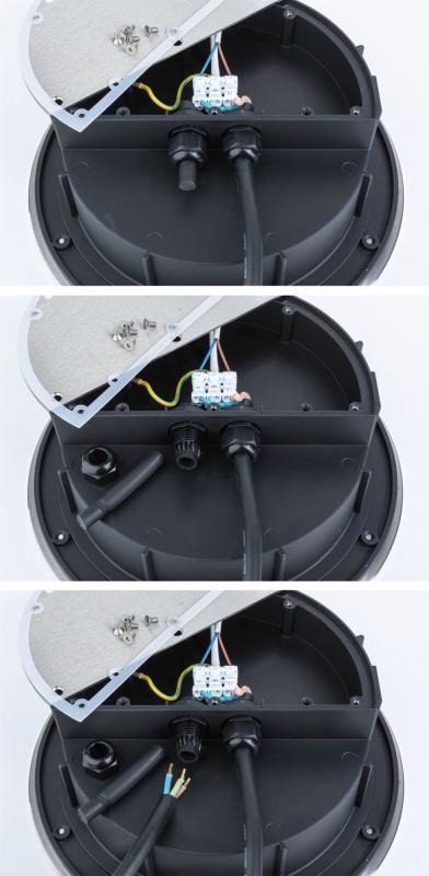 Paulmann 94654 LED Bodeneinbauleuchte Durea  staubdicht 1m unter Wasser geschützt rund 153mm warmweiß 8W Edelstahl Metall