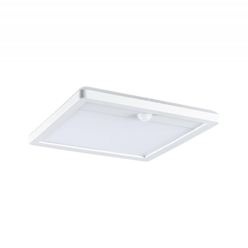 Paulmann 94707 LED Außenpanel Lamina Backlight Bewegungsmelder insektenfreundlich Spritzwasser geschützt eckig 250x47mm Tunable Warm 14W Weiß Kunststoff