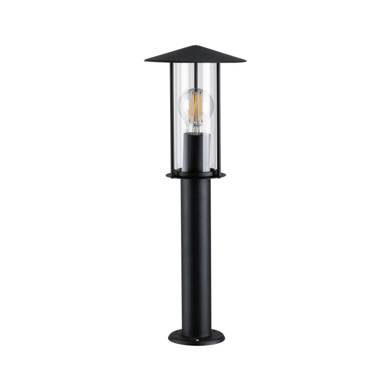 Paulmann 94737 Pollerleuchte Classic E27 insektenfreundlich Spritzwasser geschützt  500mm extra warmweiß 4,3W Schwarz Metall