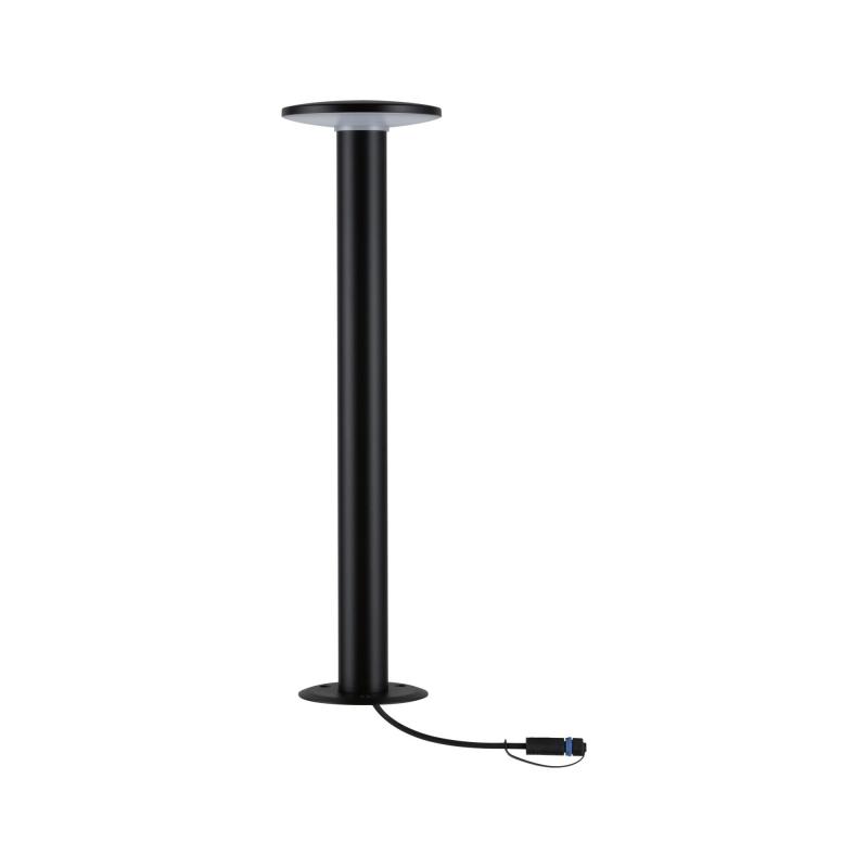 Paulmann 94750 Plug & Shine LED Pollerleuchte Smart Home Zigbee Plate IP44 RGBW+ 5W Anthrazit
