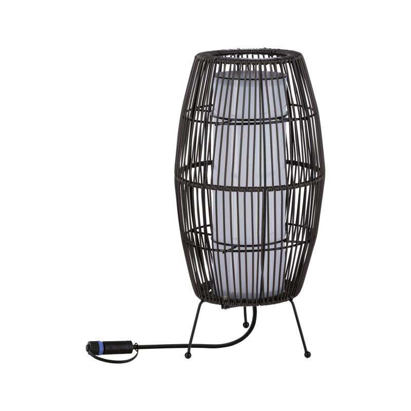 Paulmann 94754 Plug & Shine LED Lichtobjekt Smart Home Zigbee Basket IP44 RGBW 3,2W Schwarz