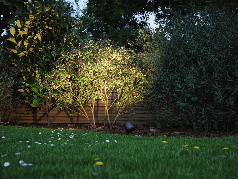 Paulmann 94775 Plug & Shine LED Gartenstrahler Kikolo IP65 3000K 7,2W Anthrazit