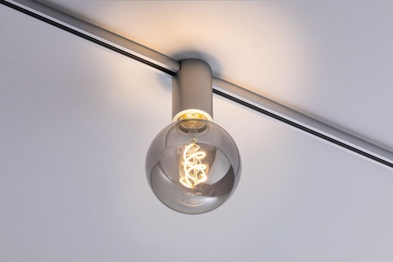 Paulmann 94973 URail Ceiling Socket max1x20W E27 Chrom matt 230V Metall