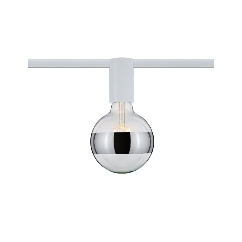Paulmann 94974 URail Ceiling Socket max1x20W E27 Weiß 230V Metall