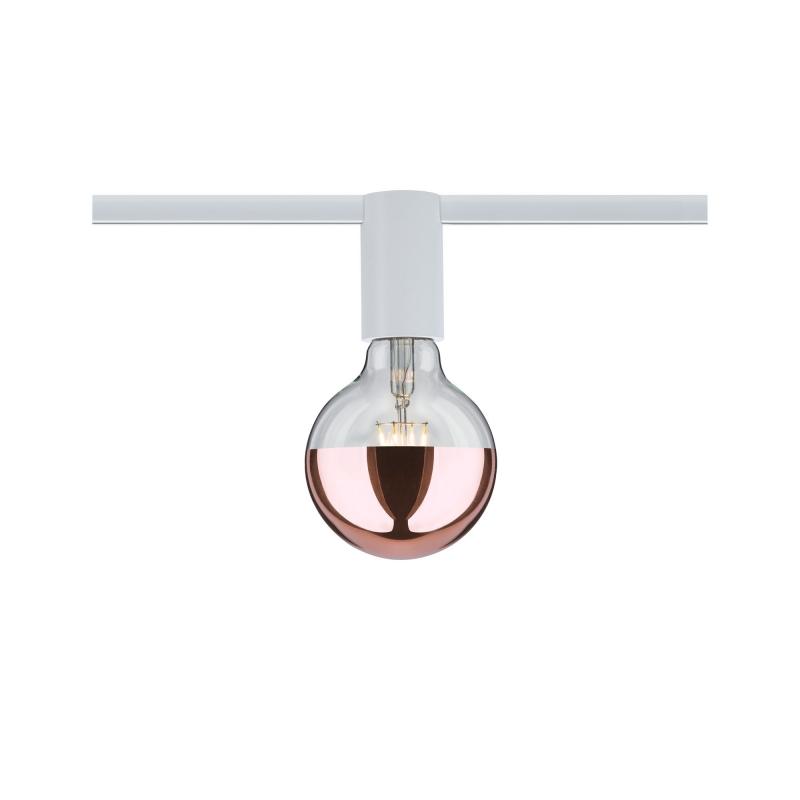 Paulmann 94974 URail Ceiling Socket max1x20W E27 Weiß 230V Metall