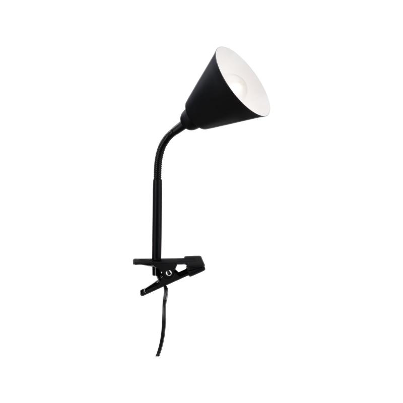 Paulmann 95430 AS Klemml Vitis E14 schwarz Flexarm Schnurschalter Kabell 1,50m - Assistance-Leuchte