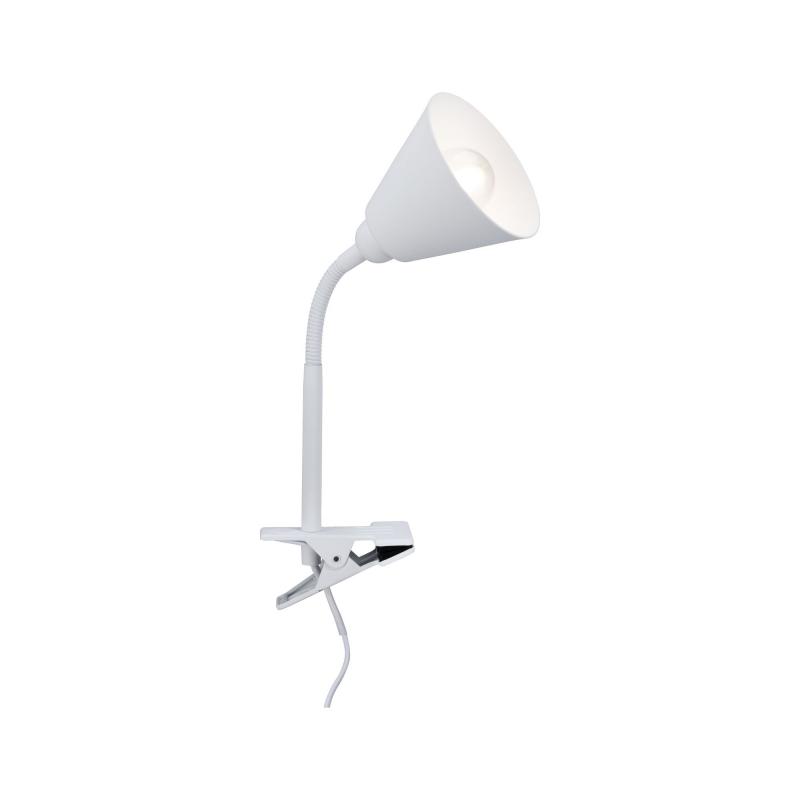 Paulmann 95431 AS Klemml Vitis E14 weiß Flexarm Schnurschalter Kabell 1,50m - Assistance-Leuchte
