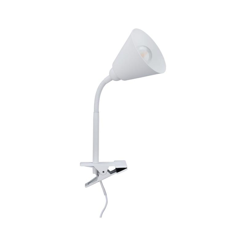 Paulmann 95431 AS Klemml Vitis E14 weiß Flexarm Schnurschalter Kabell 1,50m - Assistance-Leuchte