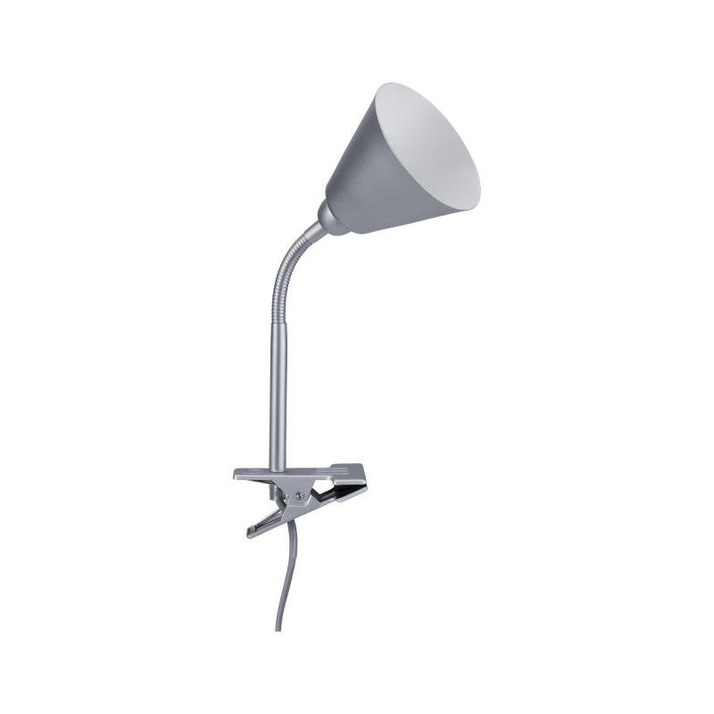 Paulmann 95432 AS Klemml Vitis E14 grau Flexarm Schnurschalter Kabell 1,50m - Assistance-Leuchte