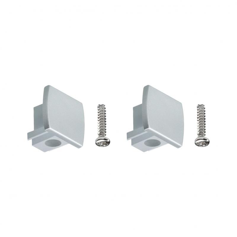 Paulmann 95496 URail Universal Endcap 2er Pack Chrom