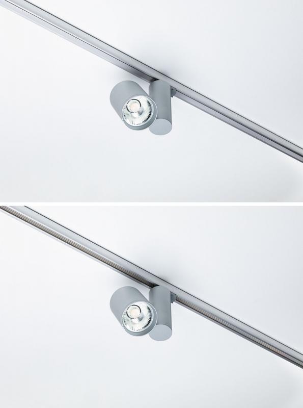 Paulmann 95580 ProRail3 Zubehör Schienenabdeckung 0,7m Grau