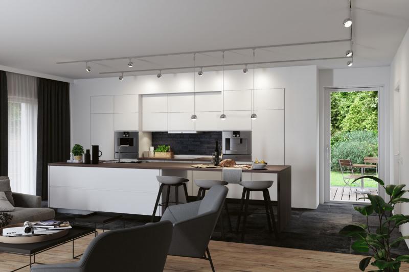 Paulmann 96803 URail LED Schienenspot Capsule II Einzelspot 6,3W modern neutralweiß dimmbar Chrom matt/Chrom