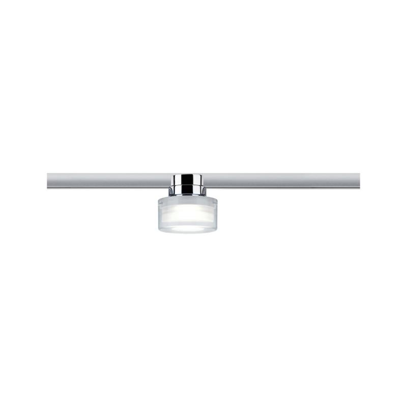 Paulmann 96809 URail LED Schienenspot Topa Dot Einzelspot modern neutralweiß dimmbar Chrom/Klar/Satin