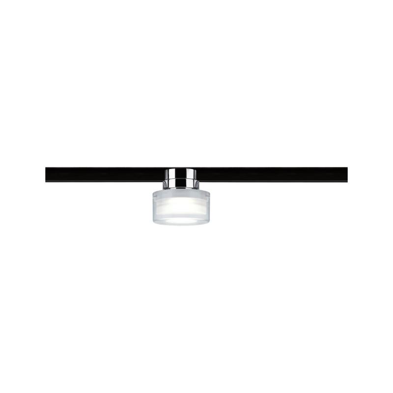 Paulmann 96809 URail LED Schienenspot Topa Dot Einzelspot modern neutralweiß dimmbar Chrom/Klar/Satin