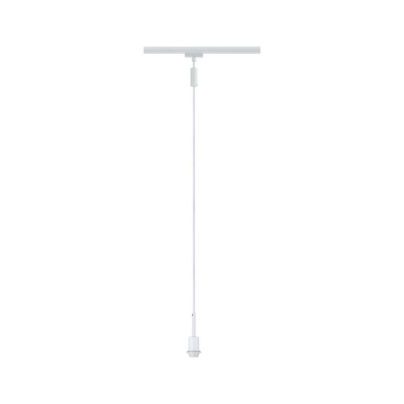 Paulmann 96971 URail DecoSystems Pend max1x20W E14 Weiß 230V Metall/Kunststoff Stoffkabel