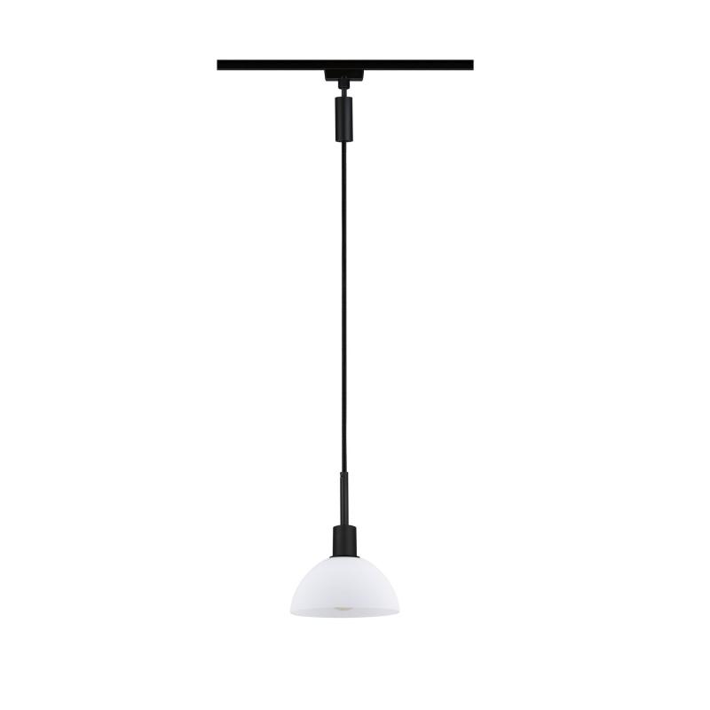 Paulmann 96974 URail Pendel Sarrasani max 20W E14 Schw matt/Opal 230V Metall Glas