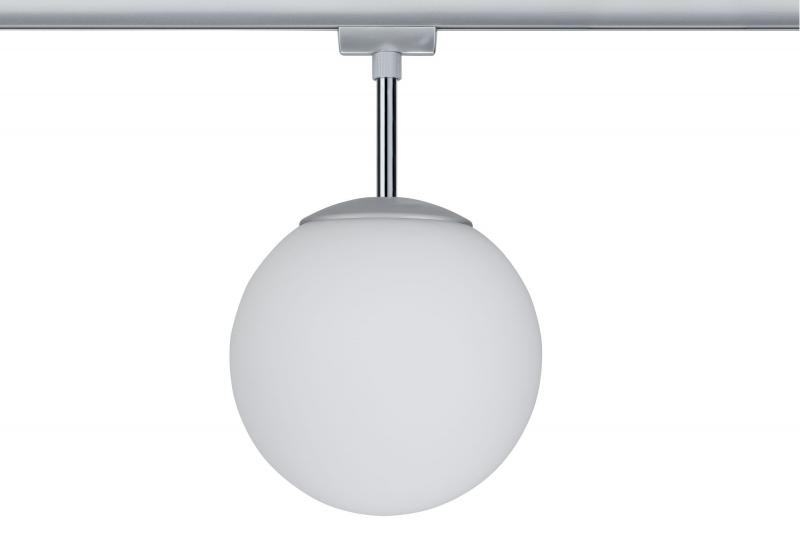 Paulmann 97602 URail Ceiling Globe Small max. 1x10W E14 Chr m/Opal dimmbar
