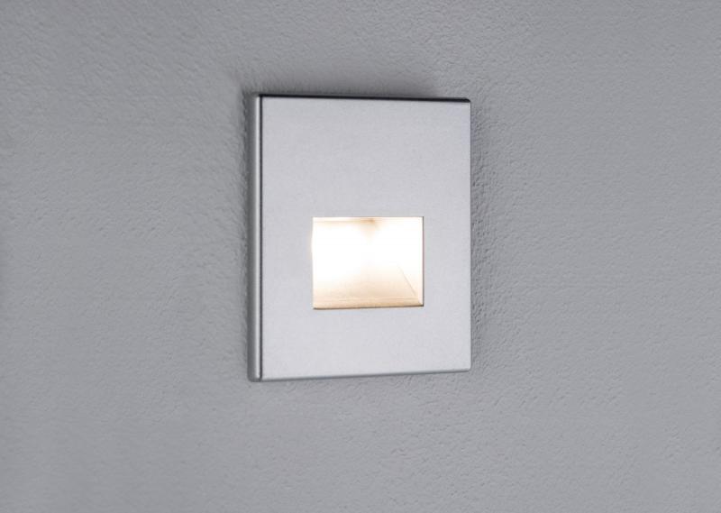Paulmann 99495 Special Wand Einbauleuchte Set Edge eckig LED 1x1.1W Chrom