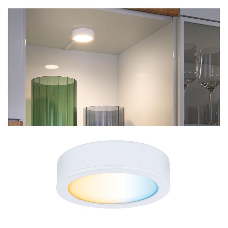 Paulmann 99952 Clever Connect Spot Disc 2W 2700-6500K tunable White 12V Weiß matt/Kunststoff