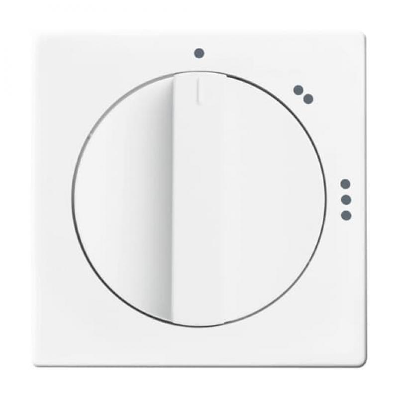 Busch-Jaeger 2542 DR/02-84 Zentralscheibe mit Drehgriff mit Aufdruck