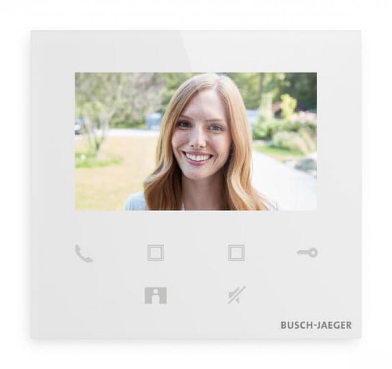 Busch-Jaeger M22401-W-03 Video-Innenstation 4,3", Wi-Fi, Busch-Welcome® 2-Draht, weiß