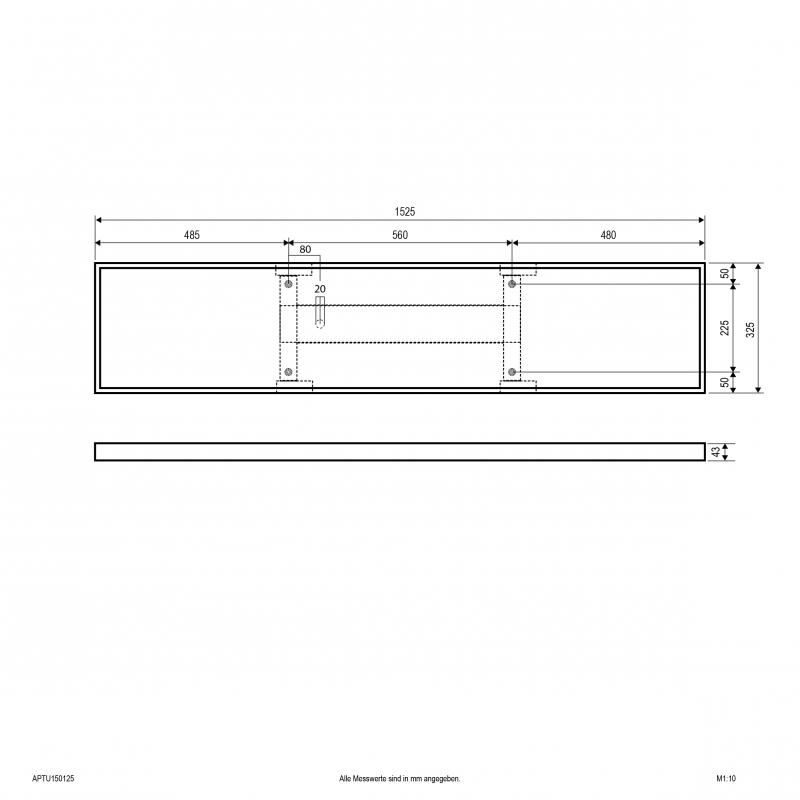 EVN LED Deckenanbaupanel APTU150125