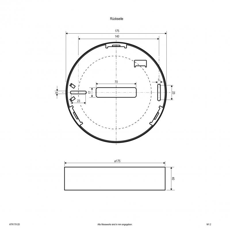 EVN LED Anbaupanel, dimmbar ATR170125