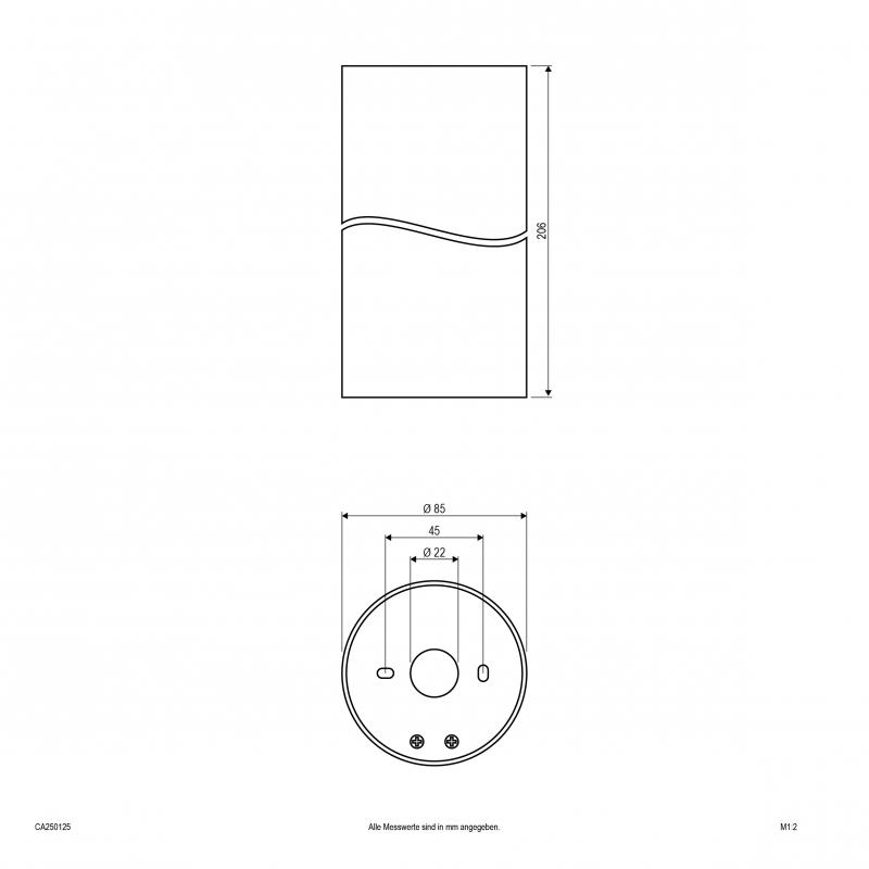 EVN LED Deckenanbauleuchte, IP20 CA250125