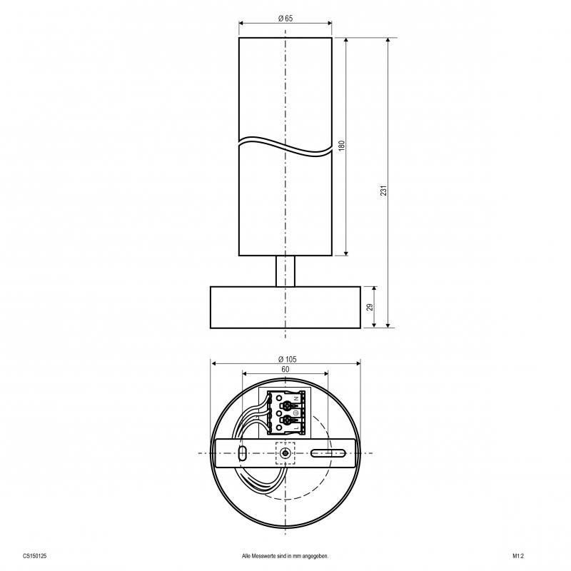 EVN LED Deckenanbauleuchte, IP20 CS150125
