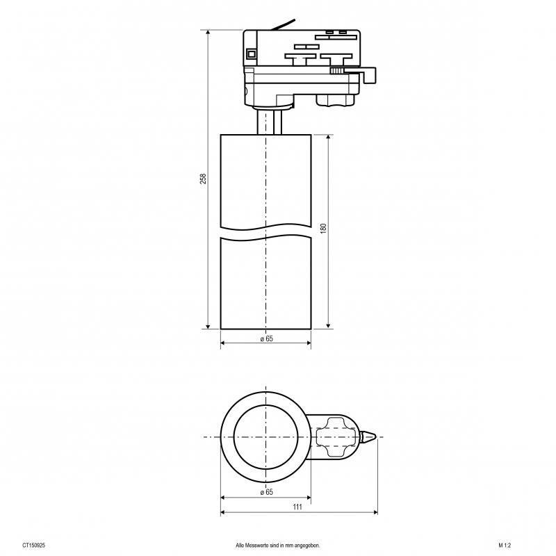 EVN LED Schienenstrahler, IP20 CT150925