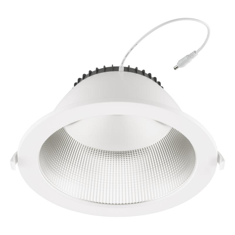 EVN ES54500125 LED Deckeneinbauleuchte rund 12-40W 3000K/4000K/5700K weiß IP54 Notlicht Einbaudurchmesser 240 mm