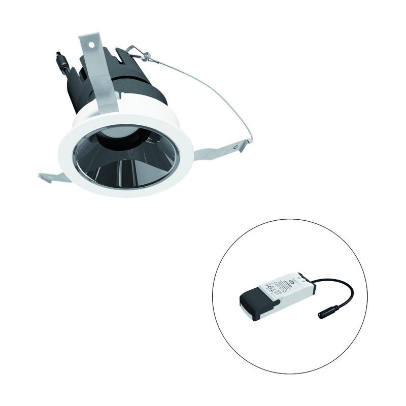 EVN F01R11AM0630L24P COB LED Deckeneinbauleuchte 6W 700lm 3000K Warmweiß 24° dimmbar Einbaudurchmesser 73mm