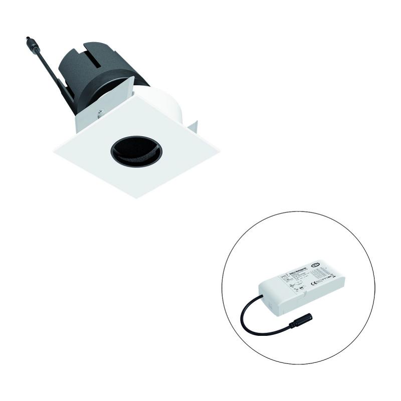 EVN F07RXXXM1340L55D SELECTO COB-LED Deckeneinbauleuchte 13 W 4000 K Neutralweiß 1206 lm DALI 55° schwenkbar Einbaudurchmesser 65 mm