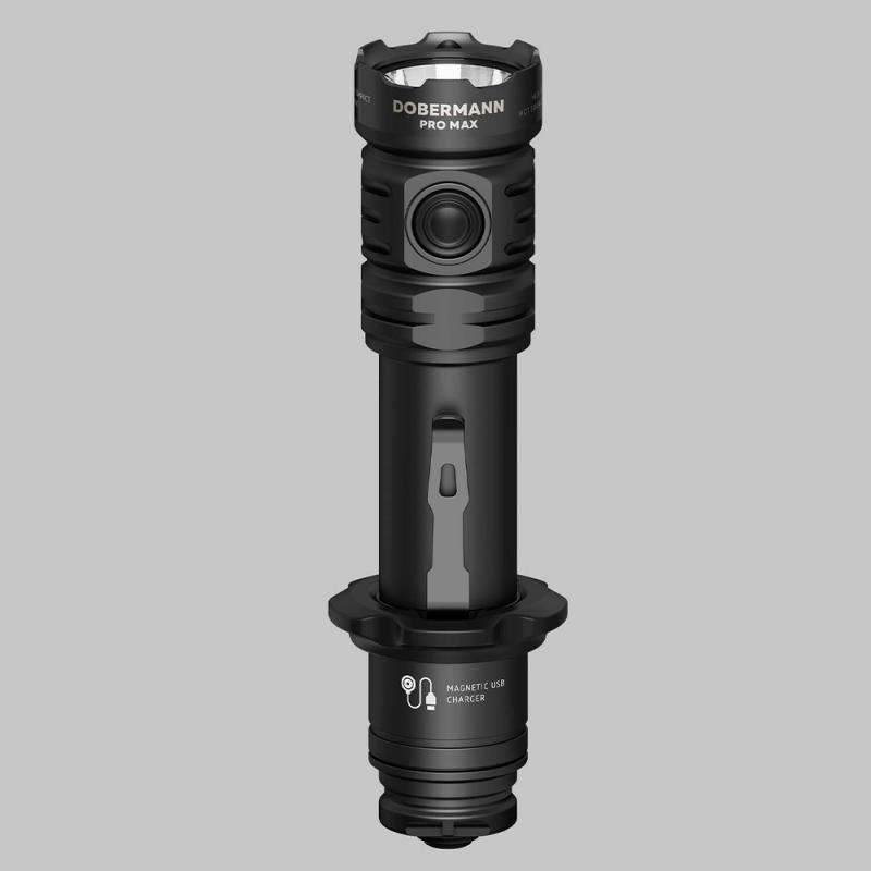 Armytek Dobermann Pro Max Magnet USB White Taschenlampe akkubetrieben, neutralweißes Licht