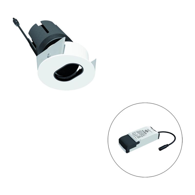 EVN F08RXXXM1340L38P COB-LED Deckeneinbauleuchte 13W 4000K 1229lm CRI92 weiß dimmbar Einbaudurchmesser 65mm
