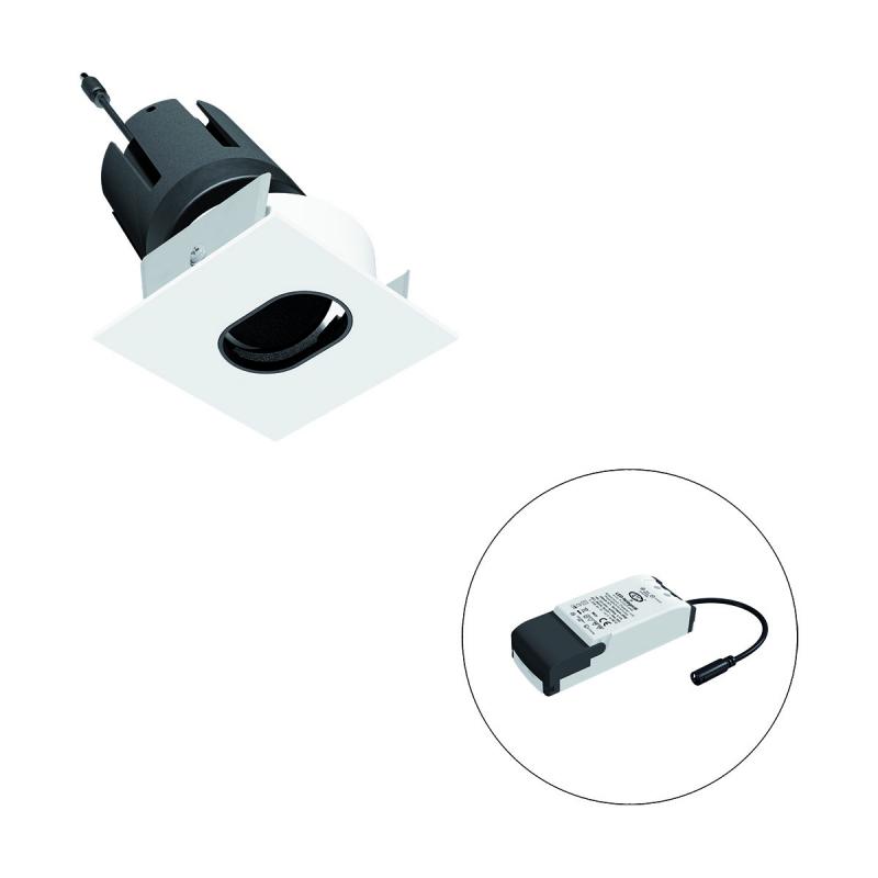 EVN F09RXXXM1340L55P COB-LED Deckeneinbauleuchte 13 W 4000 K Neutralweiß 1229 lm CRI92 schwenkbar Einbaudurchmesser 65 mm