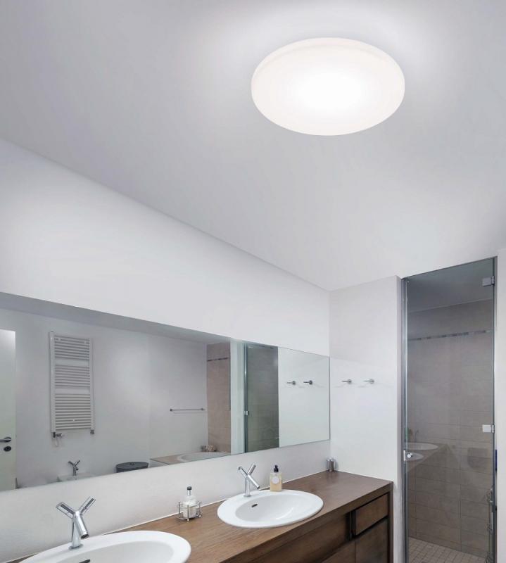 Runde Helestra KYMO LED Deckenleuchte in Chrom ø26cm