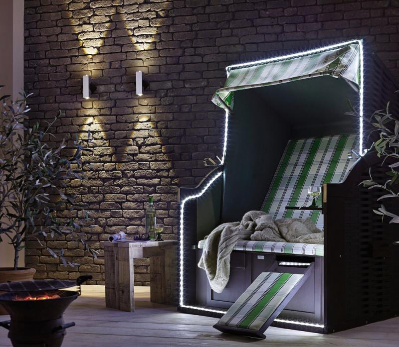 BIOLEDEX 5m LED Streifen neutralweiss wasserdicht IP65 Outdoor & Bad