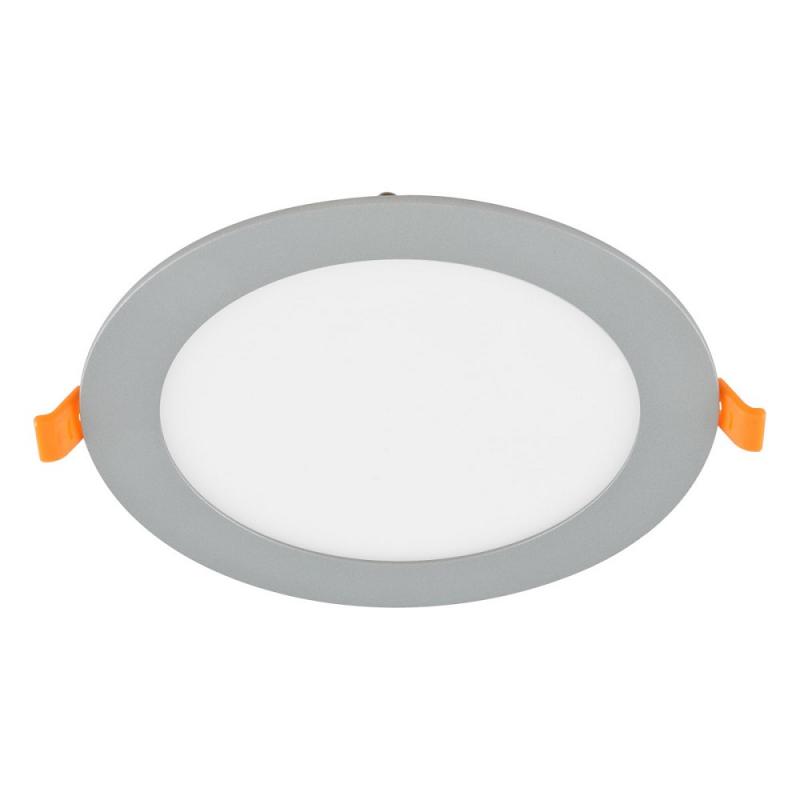 EVN LED Einbaupanel mit universalweißem Licht  rund silber IP20 15W 4000K 1100lm EinbauØ155