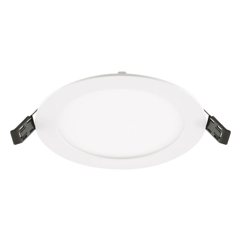 EVN LTR170125 LED Einbaupanel rund 12 W 996–1128 lm 3000 K 4000 K IP54 weiß | Einbaudurchmesser 157 mm
