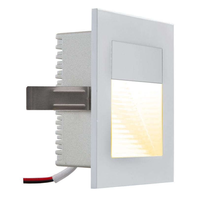 EVN LED Wand Einbaustrahler warmweißes Licht  silber IP20 2.2W 3000K