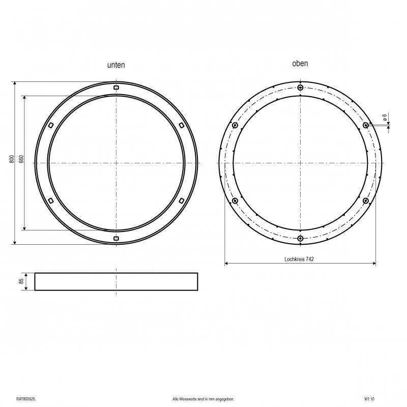 EVN LED Deckenanbauleuchte mit CCT Switch RAT800925